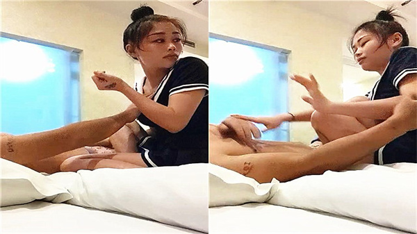 出差酒店叫按摩小妹，年轻不让碰，只好硬上！